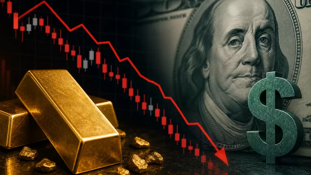 Gold Falls Below $4,600 as Dollar Holds Firm