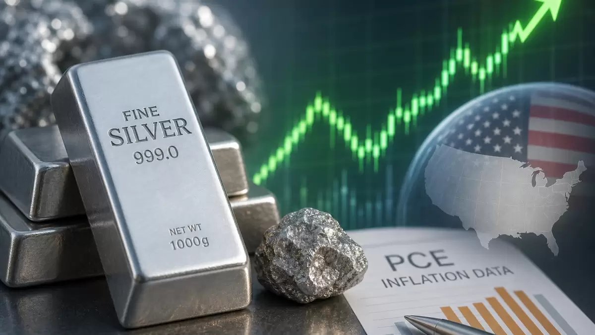 Silver Advances Toward $69 Ahead of US PCE Data