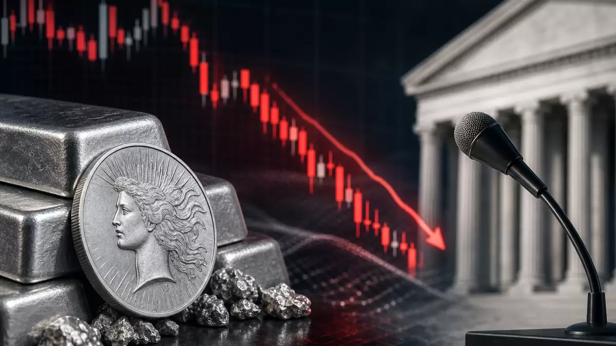 Silver Falls Below $69 Ahead of Fed Chair Speech