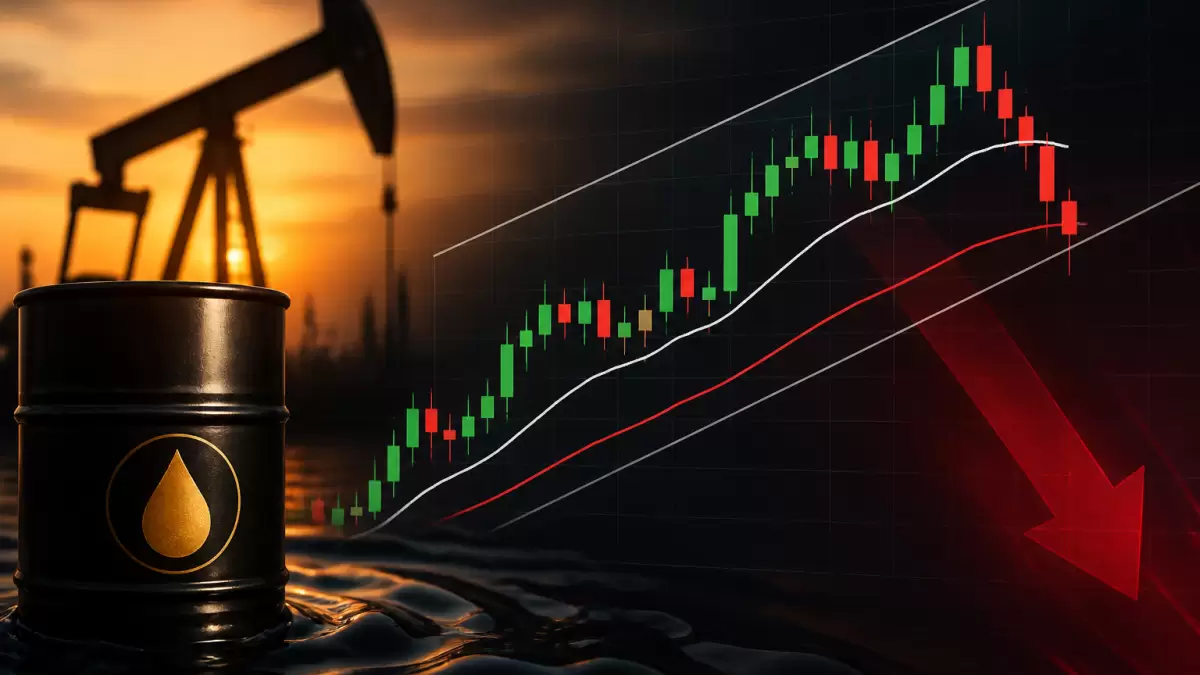 WTI Slips Below Nine-Day EMA Near $82
